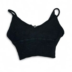 Debut Black Knit Top